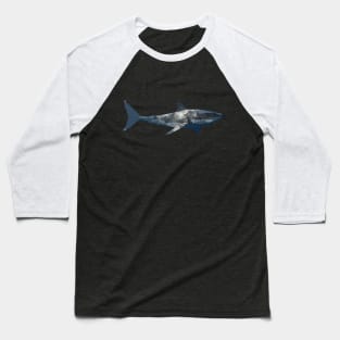 Shark low poly Baseball T-Shirt